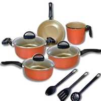 Imagem da promoção Jogo Panelas 8 Pçs Antiaderente Com Tampa Vidro