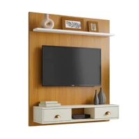 Imagem da promoção Painel Para Tv até 45 polegadas Ripado 2 Portas Prateleira