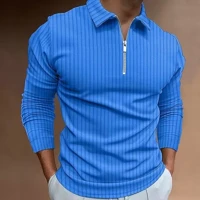 Imagem da promoção Camisa POLO casual listrada manga LONGA