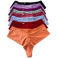 Imagem da promoção Kit Calcinha Plus Size Fio Duplo com Renda Reduz Culote Disfarçada Medidas Adulto Feminina Lingerie