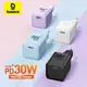 Baseus GaN5 Mini Carregador Rápido Portátil 20W / 30W Para iPhone 15 14 13 12 11 Pro Max em oferta