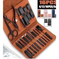 Imagem da promoção KIT 16 Pçs/Set Professional Aço Inoxidável Cutícula Nippers Cortador De Unhas Ferramentas