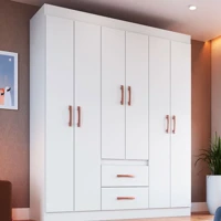 Imagem da promoção Guarda-Roupa de Solteiro Montevideu 6 Portas 2 Gavetas
