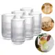 Jogo 6 Copos Vidro Canelado Versalhes 460ml Transparente Resistente e Elegante em oferta