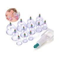 Imagem da promoção Kit 12 Ventosas + Bomba Ventosaterapia Massoterapia