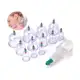 Kit 12 Ventosas + Bomba Ventosaterapia Massoterapia em oferta