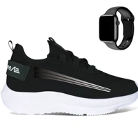 Imagem da promoção TENIS MASCULINO ACADEMIA CAMINHADA TREINO ADAPTION KIEV COM RELÓGIO DIGITAL