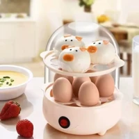Imagem da promoção Cozedor de Ovos Elétrico Portátil Cozinha à Vapor 110V Cor Aleatória Uma Camada/Camada Dupla