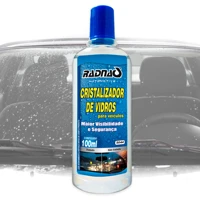 Imagem da promoção Cristalizador Automotivo de Vidros Repelente Água Chuva Viseiras Capacete 100ml Radnaq