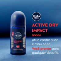Imagem da oferta Desodorante Antitranspirante Roll On Masculino Dry Impact NIVEA MEN