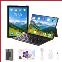 Imagem da promoção Tablet C10 Dual sim 8gb Ram 250gb Teclado Capa 10,1 polegadas Para Estudo E Trabalho Computador Chip