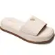 Sandália Tamanco Feminino Lumiss Flatform Confortável Juta Off White em oferta