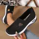 Feminino Casual 2025 Novos Sapatos De Malha Sola Macia Respirável Tênis Confortável Caminhada Ortopé em oferta