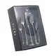 Faqueiro 20, 25, 30, 35, 48 ou 54 peças de aço inox prateado com Gift Box Viena Wolff em oferta