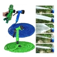 Imagem da promoção Mangueira Magica Verde Flexível Retrátil Até 30 Metros Jardim Reforçada 7 Tipos de Jatos Irrigação