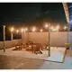Varal de luz para área externa com 25m Festão + 25 lâmpadas inclusas Incandescente 15w C/ Nota Fisca em oferta