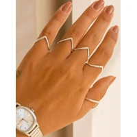 Imagem da promoção Anel Maria de Fátima Prata 925 Banhado Ouro 18k Feminino Novela Direto de Fábrica Minimalista