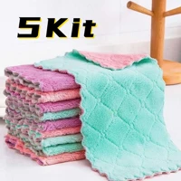 Imagem da promoção pcs Pano Absorvente Anti Óleo Para Cozinha / Pano De Microfibra / Toalha De Limpeza De Veludo Coz