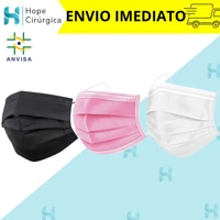 Imagem da promoção Máscara Descartável Tripla com Elástico Premium - Cores Variadas!
