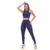 Imagem da promoção Conjunto Para Academia Blackout Fitness Zero Transparencia No Treino