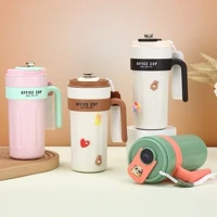 Imagem da promoção Caneca Térmica De Aço Inox 650ml Com Alça e Termômetro Digital Copo Térmico Para Trabalho ou Escola