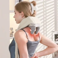 Imagem da promoção Massageador lombar pescoço Colete Shiatsu Massageador Cervical Ombros Lombar Pescoço Infravermelho E