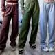 Calça Pantalona Feminina Cintura Alta no moletom Calça Wide Leg Moletom Feminina calça feminina larg em oferta