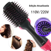 Imagem da promoção 110V/220V Escova Secadora Alisador Elétrica Quente Cabelo Com 4 Em1 Hair Styler