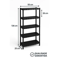 Imagem da promoção Estante Prateleira Organizadora de Plástico Modular Multiuso para Cozinha e Quarto Sapateira