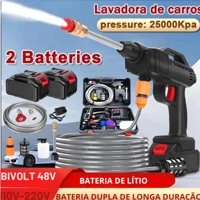 Imagem da Promoção Lavadora de Alta Pressão Portátil Profissional Sem Fio Recarregável Original - Envio Imediato