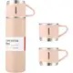Garrafa de Água Café Térmica Squeeze com 2 Canecas (Rosa) em oferta