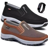 Imagem da promoção Kit 2 Pares De Tenis Sapatilha Mocasssin Masculino Ortopedico Adventure Trilha Com Solado Impermeáve