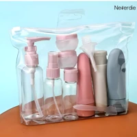 Imagem da promoção Kit 11 Frascos Viagem Shampoo Creme Sabonete e Cuidados Pessoais