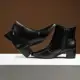 Bota Feminina Social Bico Fino Salto Médio Confortável Moda Blogueira Boho em oferta