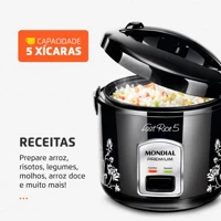 Imagem da promoção Panela Elétrica Mondial NPE-08-5X Fast Rice 5 Xícaras 400W