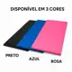 Colchonete de Academia 90x43x3cm Compacto Espuma D23 Impermeável Azul Preto Mat Yoga Pilates em oferta