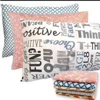 Imagem da promoção kit 10 Fronhas de Microfibras para Travesseiros, Estampadas Sortidas e Lindas 150 Fios