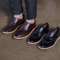 Imagem da promoção Kit 2 Pares Sapato Derby Casual Versales Masculino Elegante Marrom Preto Cadarço