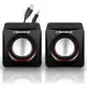 Caixa Caixinha De Som Potente Pc Notebook Subwoofer Para Computador 6w Usb P2 em oferta