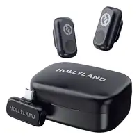 Imagem da oferta Microfone Hollyland Lark A1 Duo Usb-c cor Preto