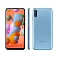Smartphone Samsung Galaxy A11 64GB Azul 4G - Octa-Core 3GB RAM 6,4” Câm. Tripla + Selfie 8MP Azul Be em oferta na Magazine Luiza