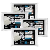 Imagem da promoção Kit 4 Travesseiros Nasa Double Comfort Fibrasca