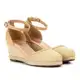 Sandália Studio Ana Paula Espadrille Ráfia Feminina Bege em oferta