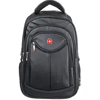 Mochila Executiva Pu, Swissland, Unissex, Black em oferta na Amazon