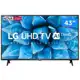 Smart TV 4K LED IPS 43” LG 43UN7300PSC Wi-Fi - Bluetooth Inteligência Artificial 3 HDMI 2 USB em oferta