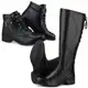 Kit 2 Pares Bota Casual Neway Cano Longo e Cano Curto em oferta