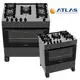 Fogão 5 Bocas Mesa de Vidro Atlas Preto - Acendimento Automático Mônaco Top Glass Preto em oferta