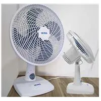 Ventilador de Mesa Ultra V16 Branco/Azul - 30cm em oferta na Extra
